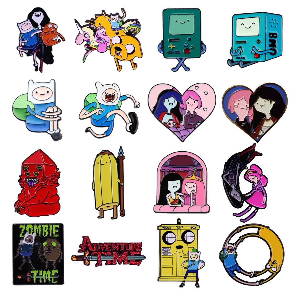 

Funny Cartoon Enamel Pin Lapel Pins for Backpacks Briefcase Badges Brooch for Clothes Accessories Fashion Gifts