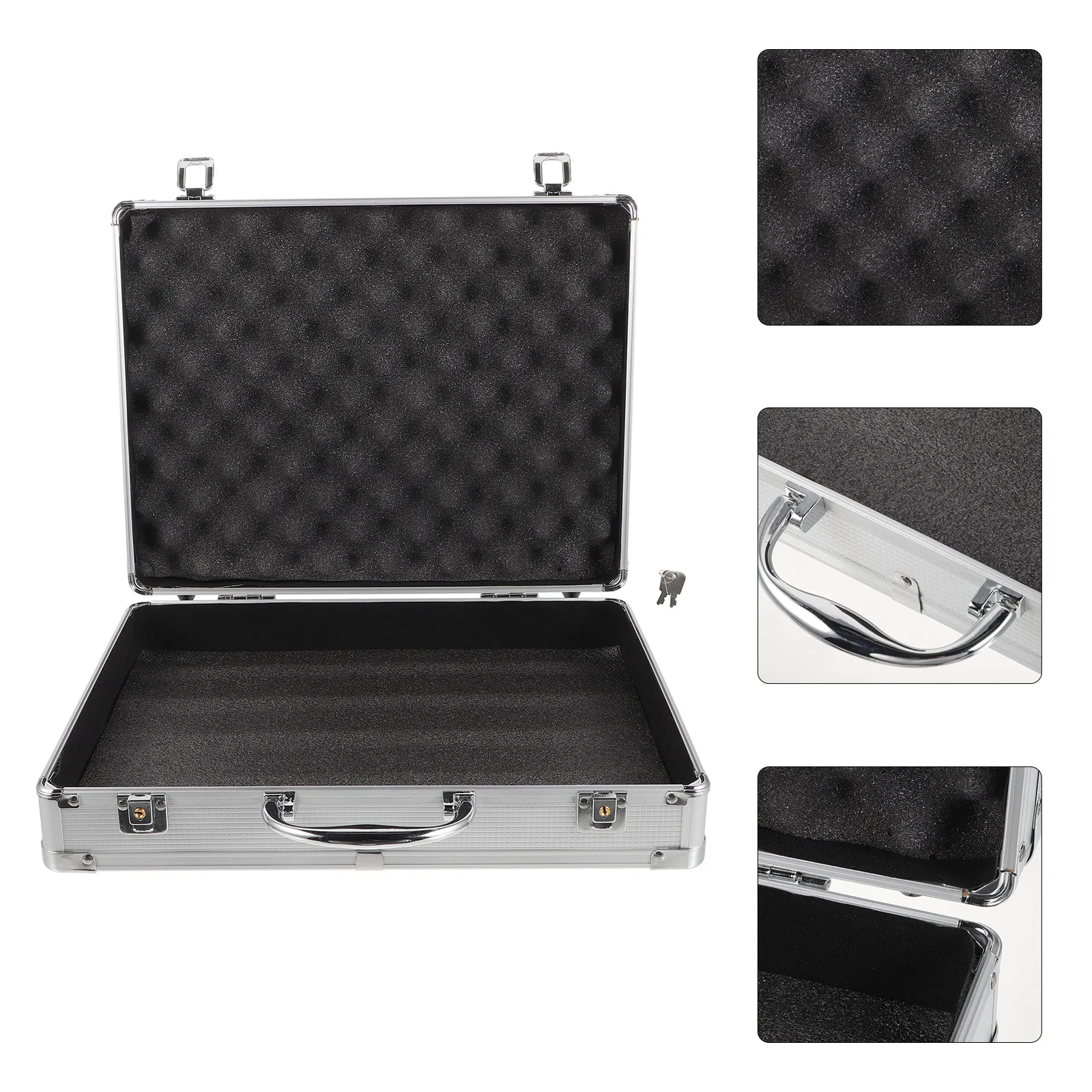 

Tool Organizers Storage Aluminum Case Box Metal Handle Tools Containers Alloy