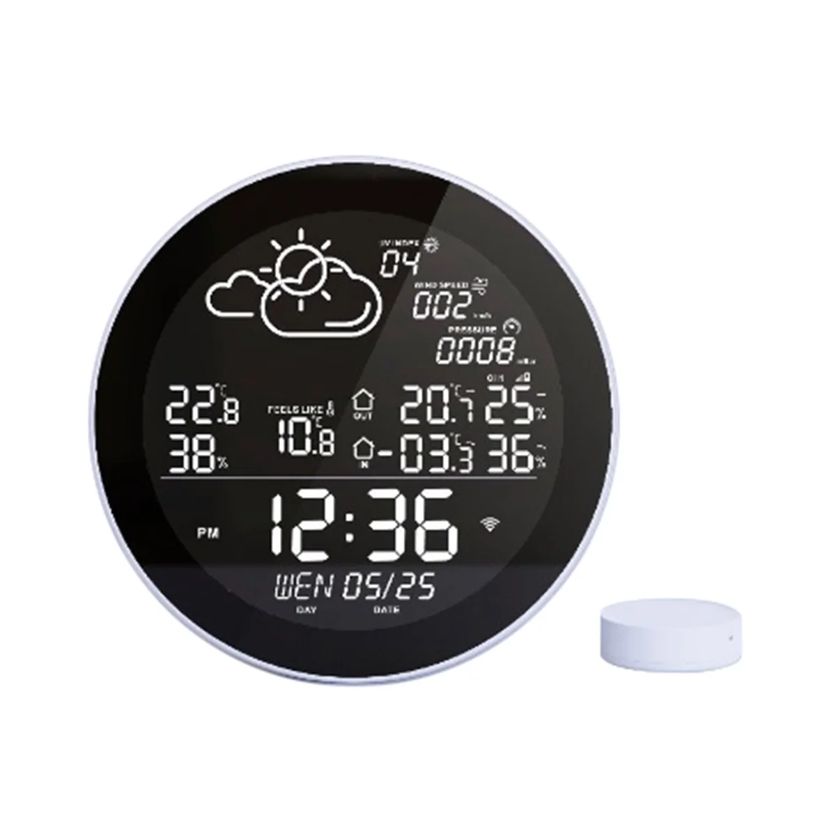 

Смарт-часы Tuya Беспроводные с Wi-Fi, термометром и гигрометром
