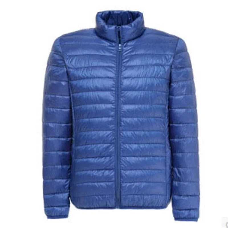 Мужской пуховик с перьями FGKKS легкая приталенная куртка подкладкой теплая парка