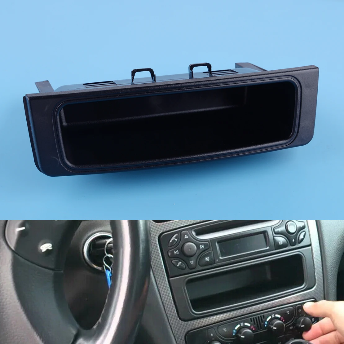 

Нижняя центральная консоль 20368302917 A2036830291, лоток для хранения подходит для Mercedes Benz C Class W203 2001-2004 2005 2006 2007 Черный ABS