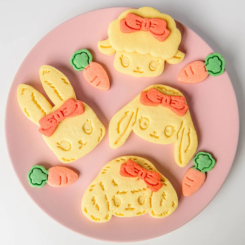 3D мультяшная форма для печенья с котом щенком помадка сахарные поделки кролик
