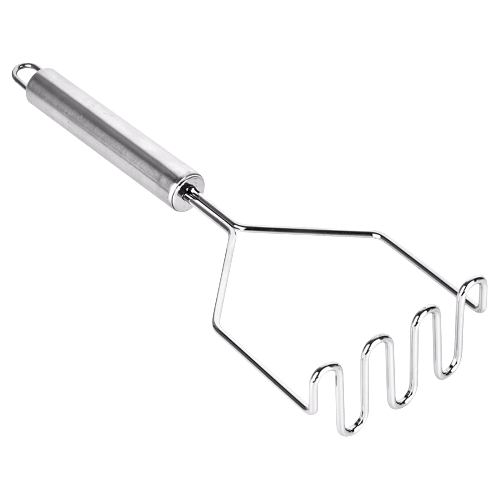 

Wave Shape Mashed Potato Crusher Stainless Steel Mashed Potato Masher Vegetable And Fruit Tool Home Kitchen Gadgets Dropshipping