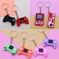 game console rocker accessories classic game console controller keychain pendant rubber keychain pendant mens jewelry gift toy