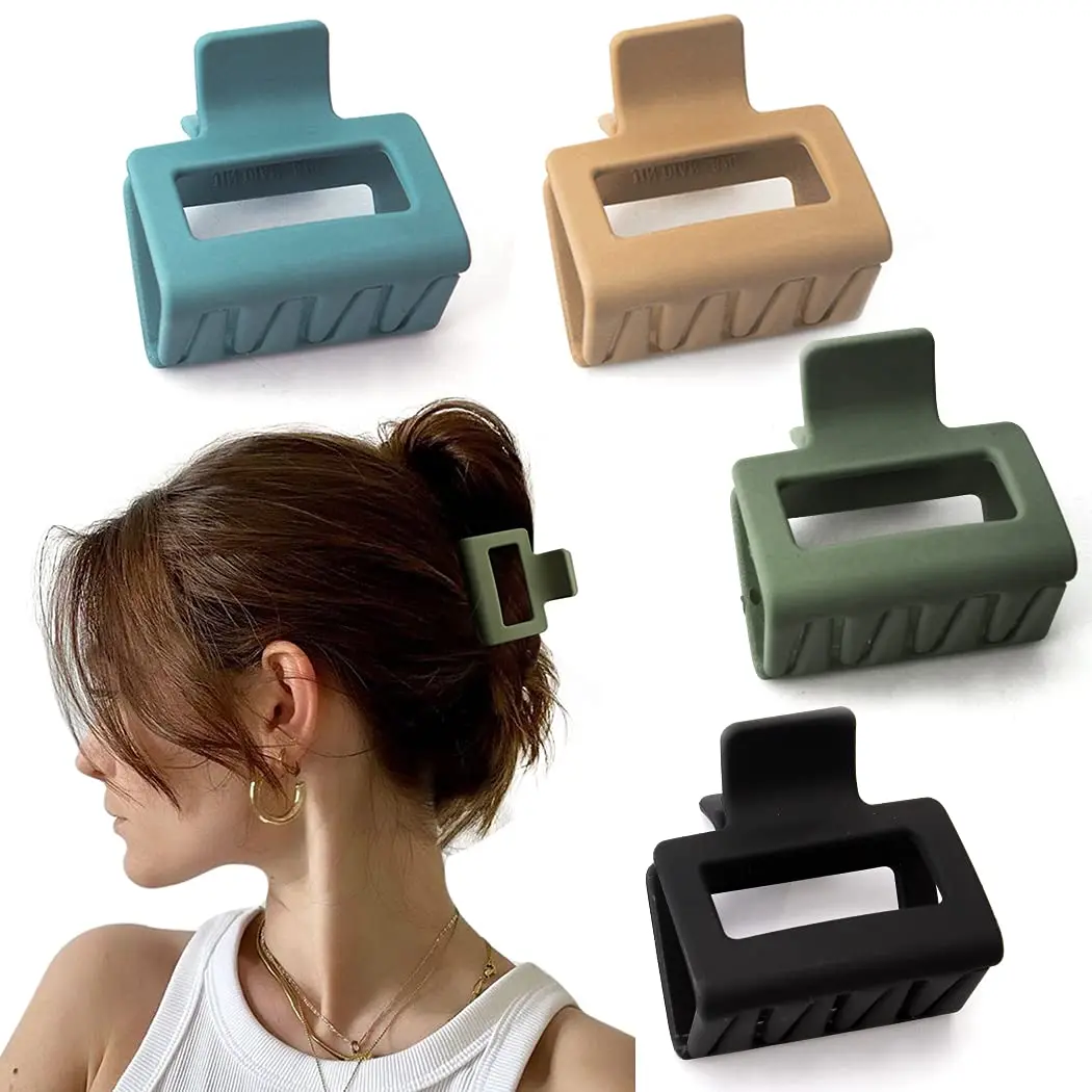 

Hair Claw Clips for Women Girls Strong Hold Nonslip Jaw Clips for Thin Thick Fine Long Hair (Netrual Color)