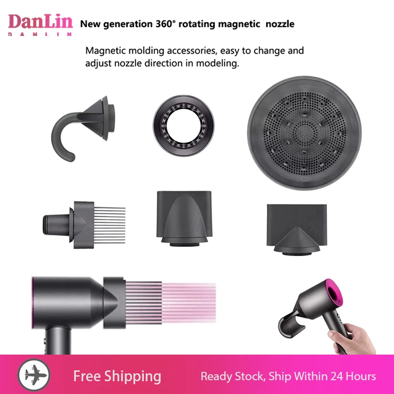 

For Dyson Anti-flying Nozzle Accessories For Supersonic Hair Dryer air Diffuser HD08 HD01 HD02 Flyaway Attachment Coanda Effect