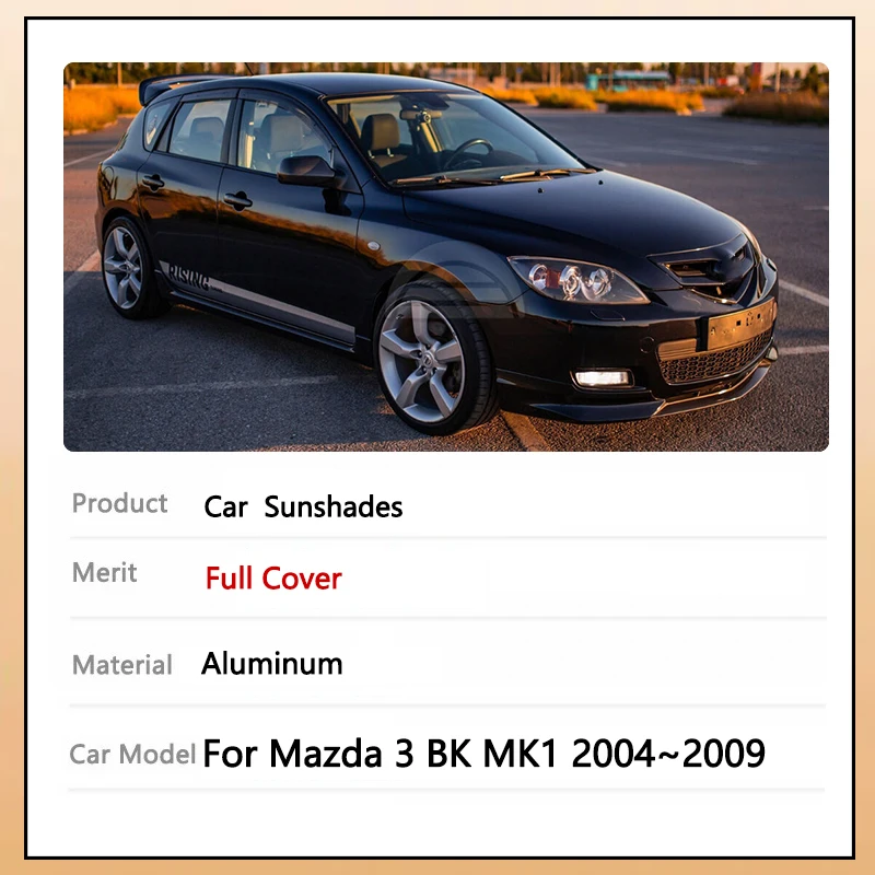 Солнцезащитный козырек для Mazda 3 BK Axela Sedan MK1 1th 1Gen 2004 ~ 2009
