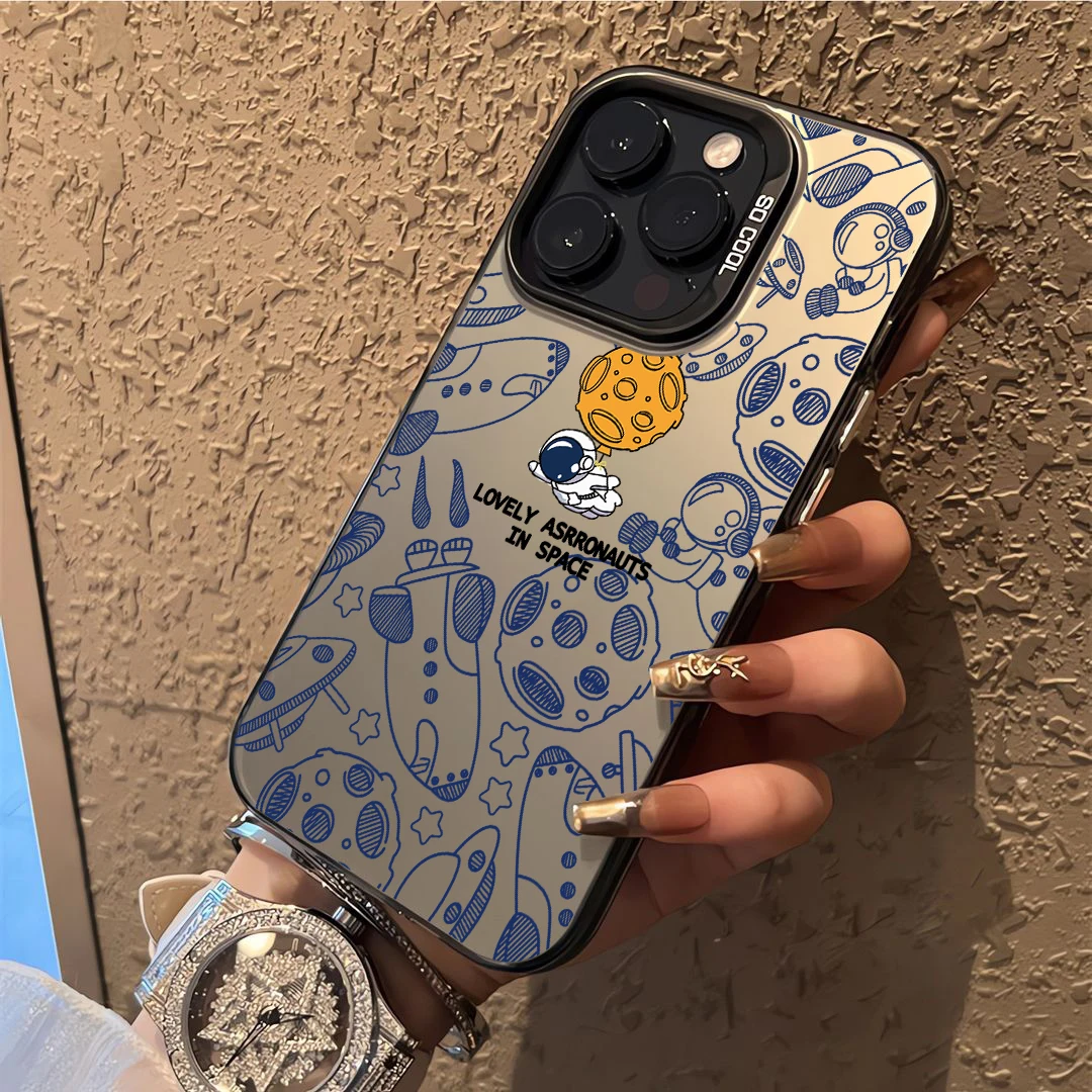 Креативный чехол для телефона с астронавтом OPPO A16 A17 A18 A31 A37 A38 A55 A57 A58 A74 A76 A78 A94 A98 4G 5G