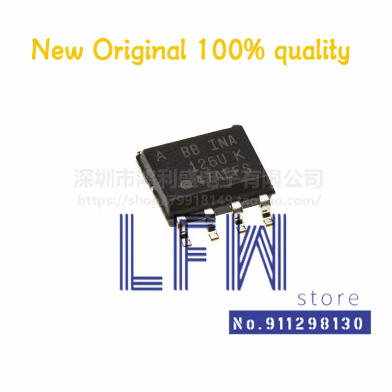 

5pcs/lot INA126UA/2K5 INA126UA INA126U SOP8 Chipset 100% New&Original In Stock
