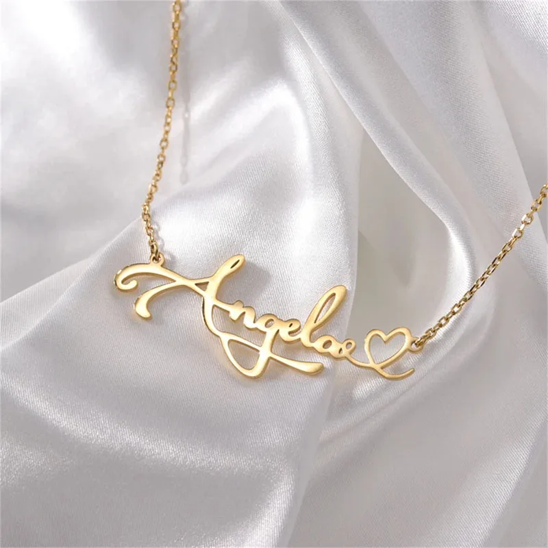 Золотистое женское корейское ожерелье на заказ цена юбилей сестры мальчиков