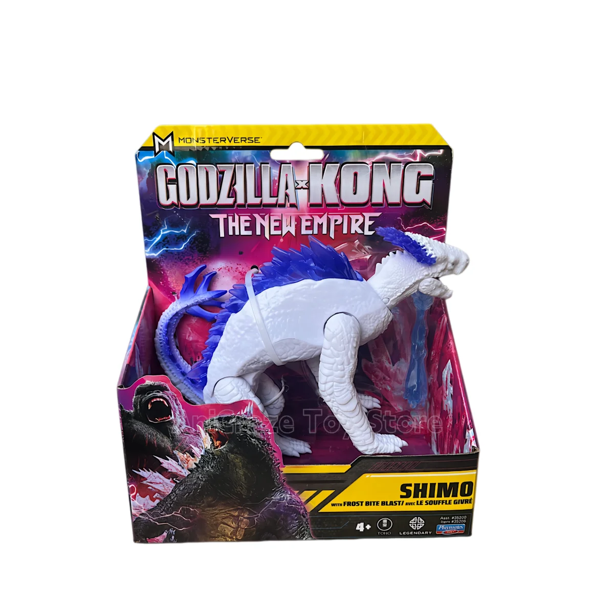 Фото Фигурка Godzilla Vs Kong Ghidorah, изысканная базовая серия Kong, новая империя Godzilla Evolved, подвижные суставы, детская игрушка в подарок №5