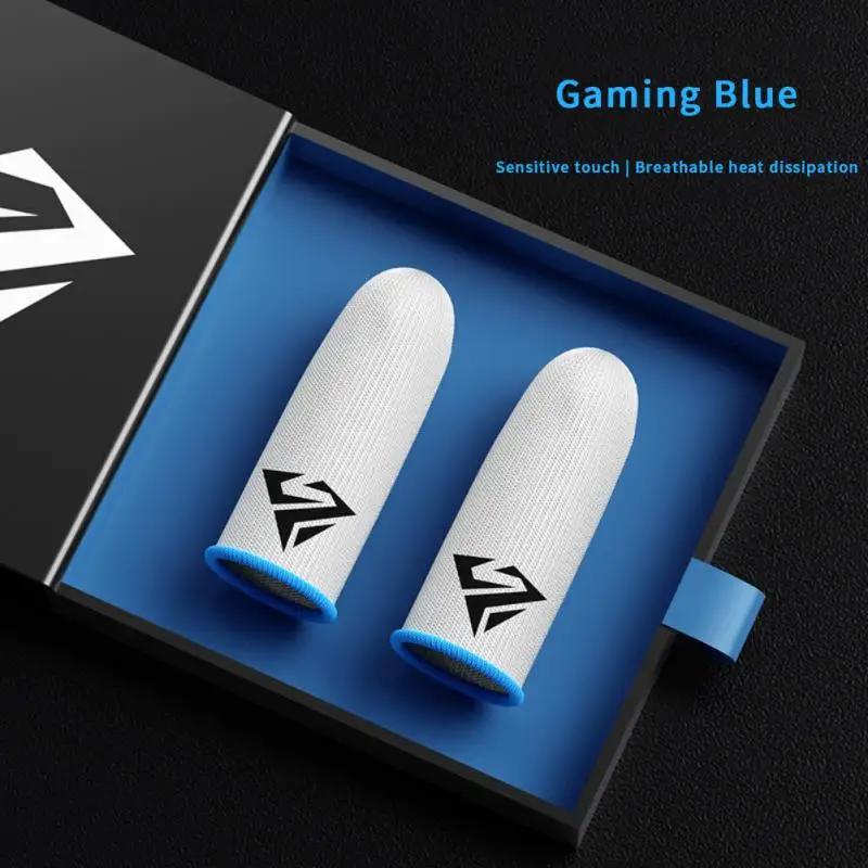 

2Pcs Flydigi Mobile Phone Gaming Sweat-Proof Finger Cover Fingertip Gloves Game Non-slip Touch Screen Thumb Fingertip Sleeves