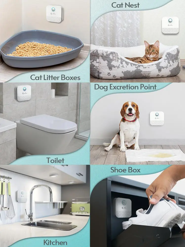 DownyPaws 4000 мАч умный очиститель запаха кошки для кошачьего туалета дезодорант