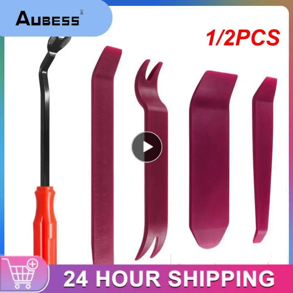 

1/2PCS New Auto Door Clip Panel Trim Removal Tools Kits Navigation Blades Disassembly Plastic Car Interior Repairing Tool Hand