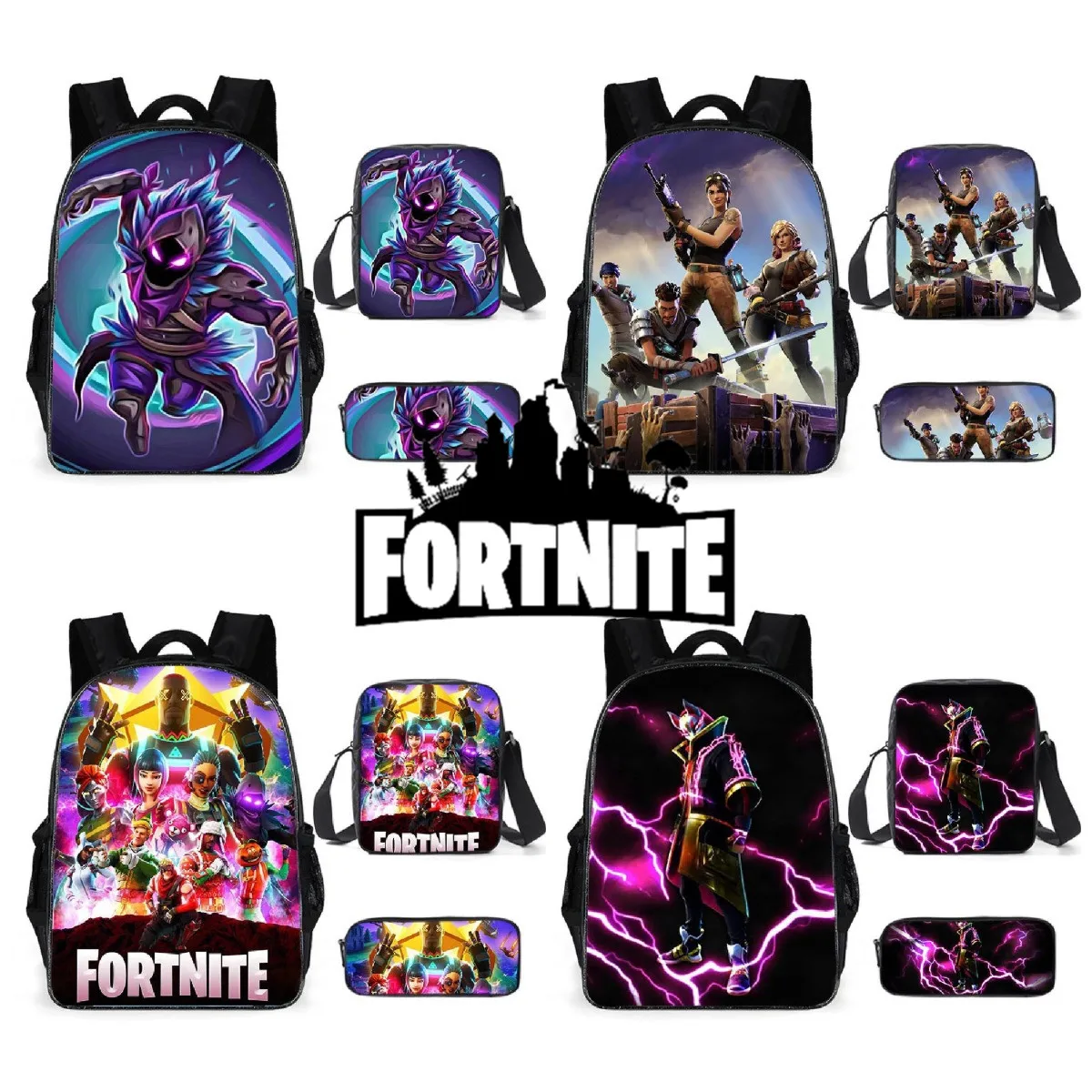 

FORTNITE Battle Royale Backpack Victory Children's 3D Cartoon Schoolbag For Primary School Comfortable Laptop Backpack Unisex