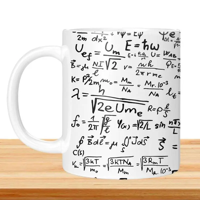 

Math Mug Famous Mathematical Formulas Coffee Mug Funny Sarcastic Motivational Inspirational Gifts Cup For Coworkers Friends