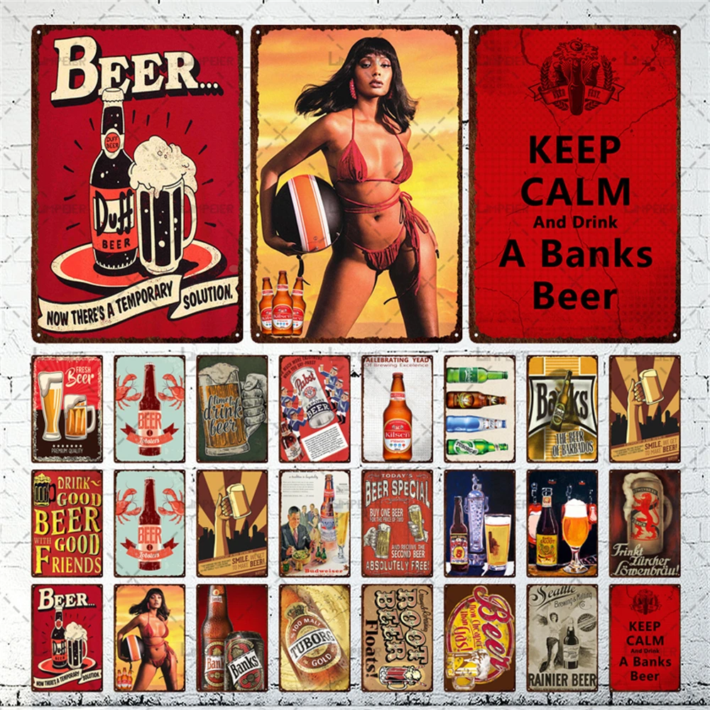 Металлическая пластина для пива, надпись «Keep Calm and Drink», жестяной знак, металлический налет для пива для клуба, бара, потертый Декор