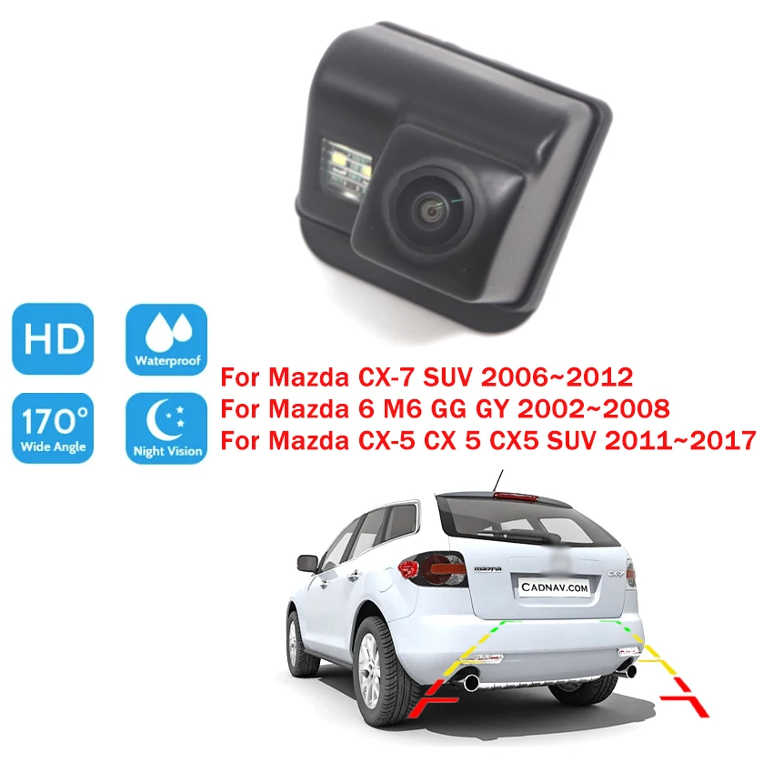 

Car Rear View Camera Waterproof Full HD CCD For Mazda 6 M6 GG GY 2002~2008 CX-5 SUV 2011~2017 CX-7 SUV 2006~2010 2011 2012