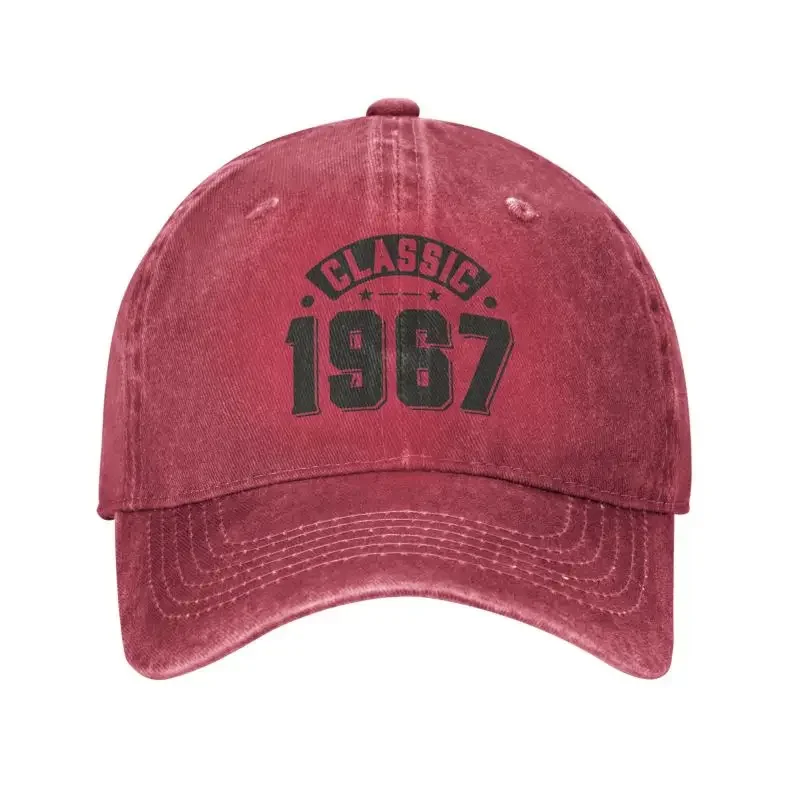 

Fashion Unisex Cotton Classic Are Born In 1967 Birthday Gifts Baseball Cap Adult Adjustable Dad Hat Women Men Sun Protection