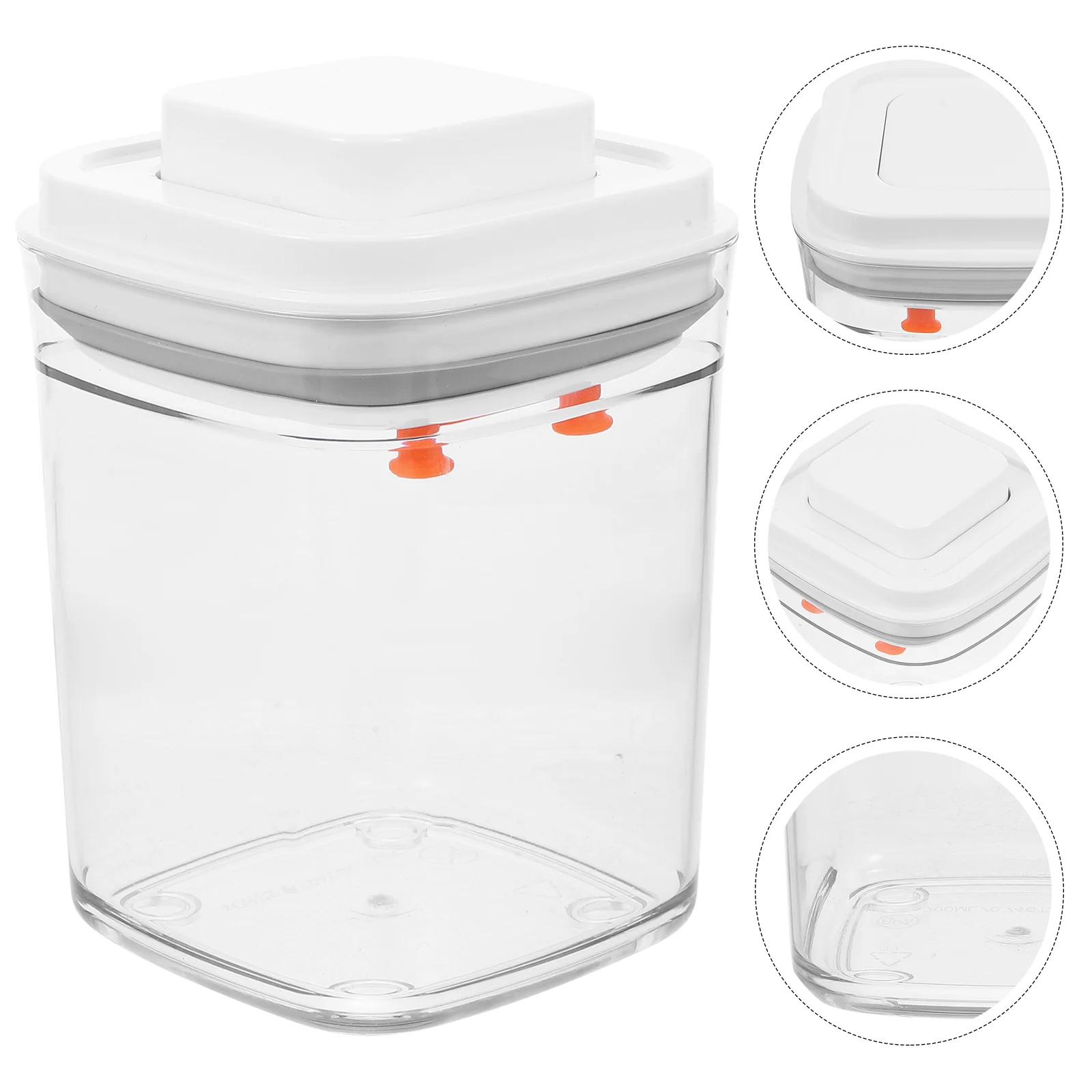 

Airtight Coffee Container Storage Snack Food Containers Lids Cover Canister Acrylic Bean Whole Grains