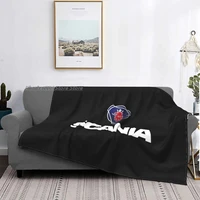 best selling scania blanket truck series bedspread ultra soft winter quilt sofa bed flannel bedding couch fluffy gift