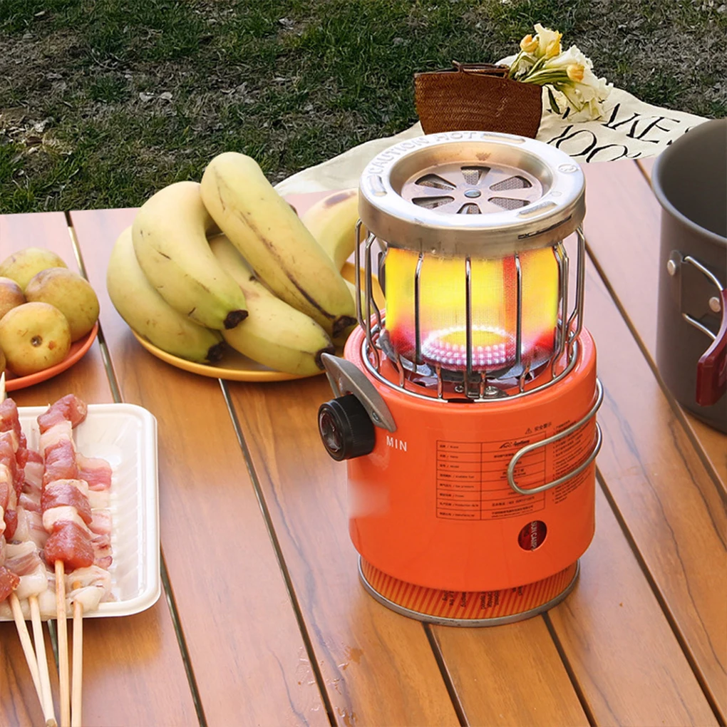 

Camping Ice Fishing Heater Cooker Portable Tent Heating Stove Traveling Picnicking Warmer Outdoor Equipment Accessory