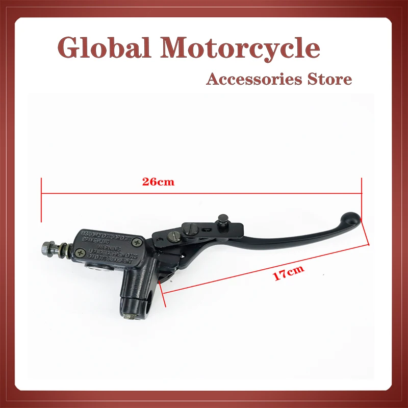 

Hydraulic Brakes Universal Motorcycle brake Pump Buggy Scooter Cylinder Pump Handle Accessories Left Right Clutch Lever 50-250CC