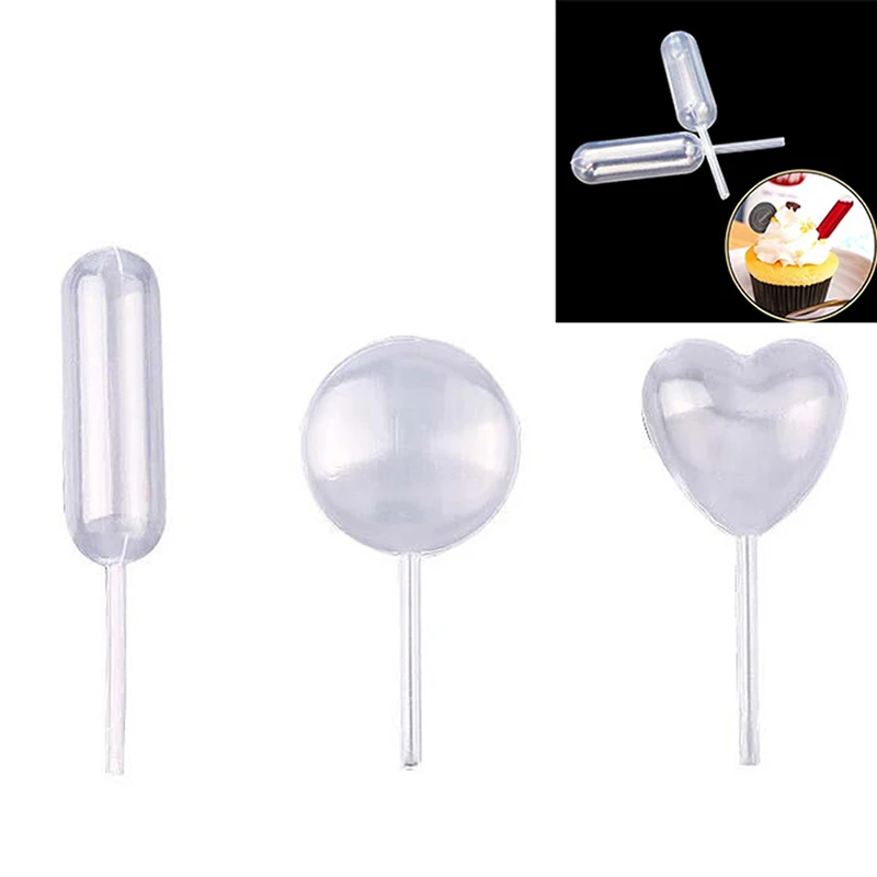 

50pcs 4ml Sauce Droppers For Cupcakes Ice Cream Sauce Ketchup Pastries Macaron Stuffed Dispenser Mini Squeeze Transfer Pipettes