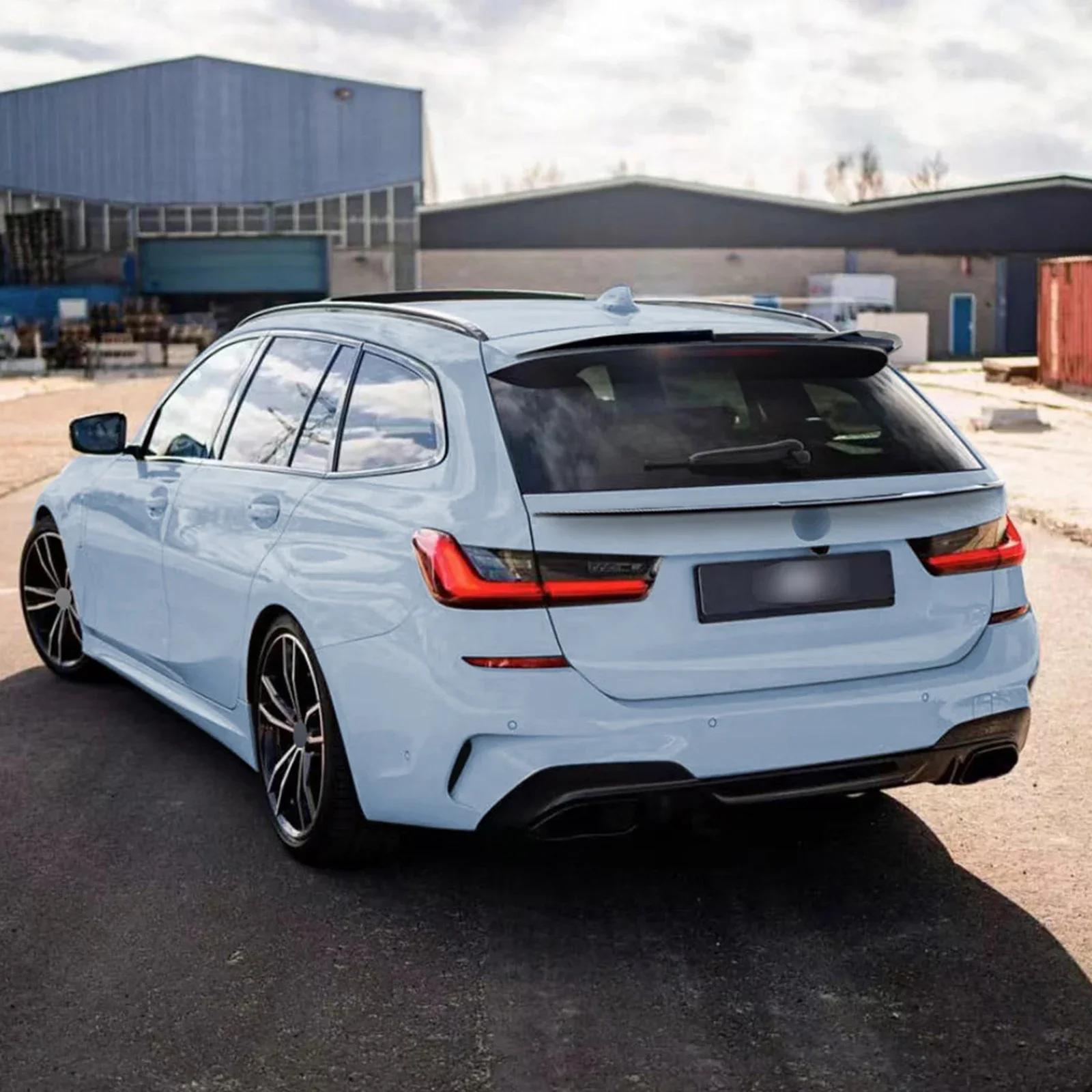 Новый! Для BMW 3 серии G21 2019-2023 Wagon Touring задний багажник центральный спойлер крыло вид