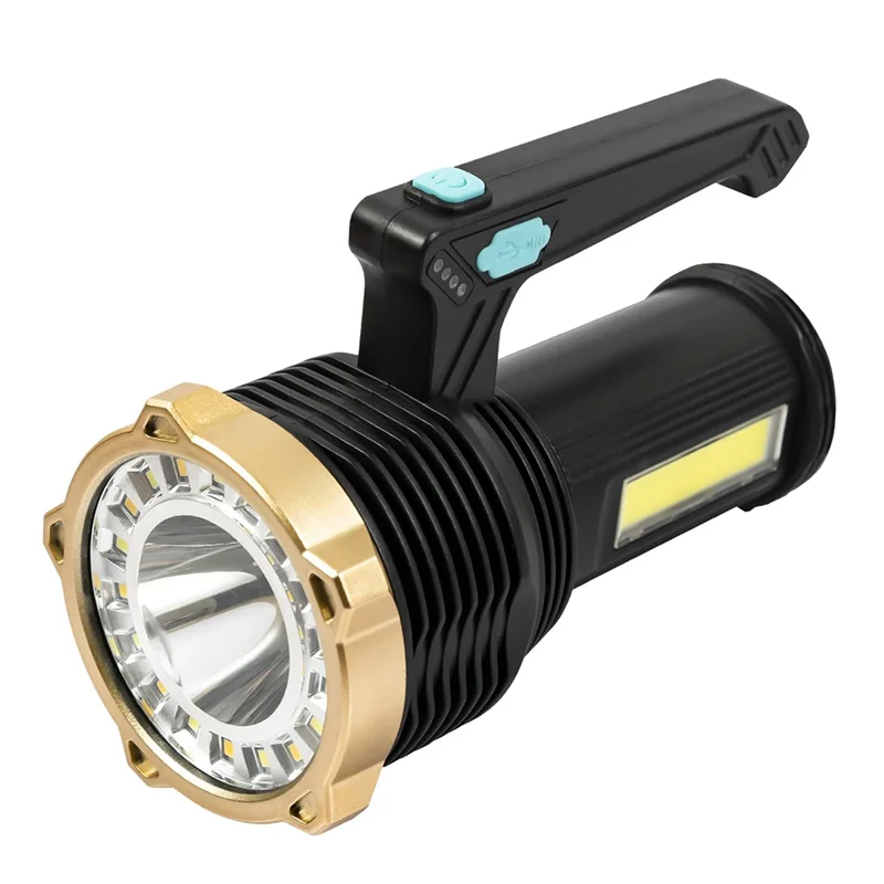 

Rechargeable Spotlight Hand Helashlighld Ft Searchlight, Outdoor Flashlight with 1000 Lumen LED Spotlight Flashlight