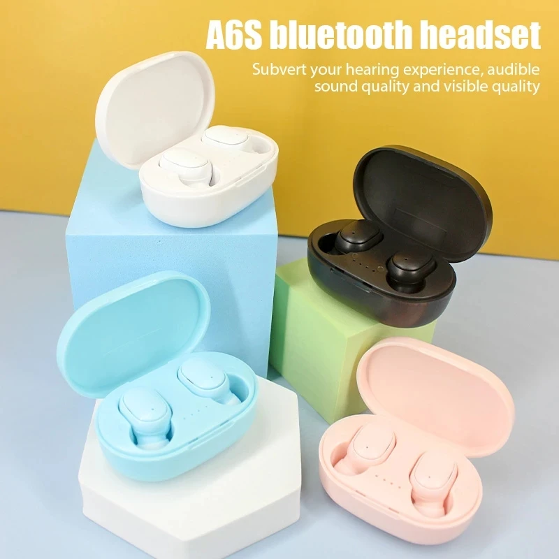 TWS-наушники A6S с микрофоном и поддержкой Bluetooth 5 0