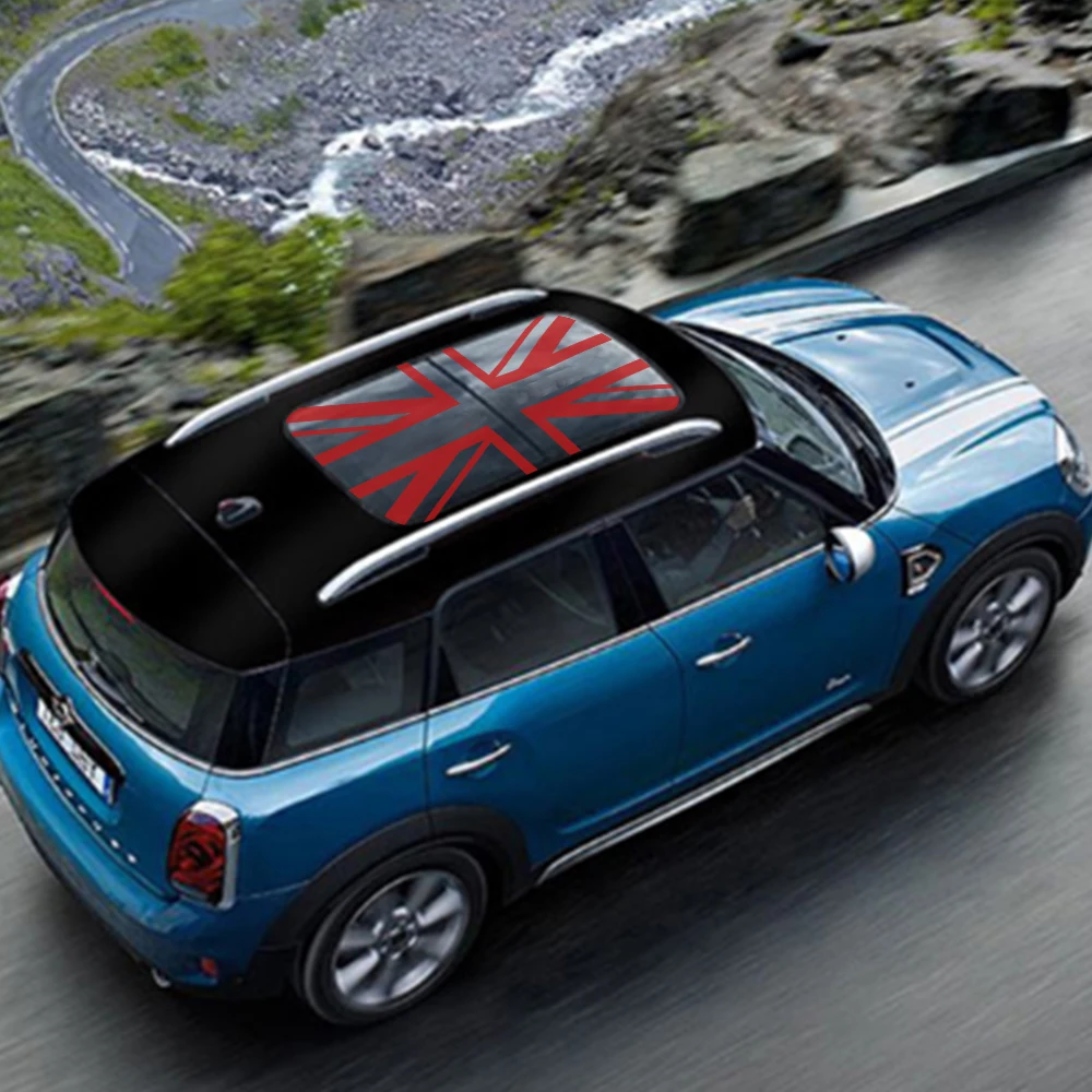 

For MINI Cooper One S R50 R53 Hatchback Accessories Union Jack Car Styling KK Sunroof Sticker DIY Auto Roof Decals Decoration