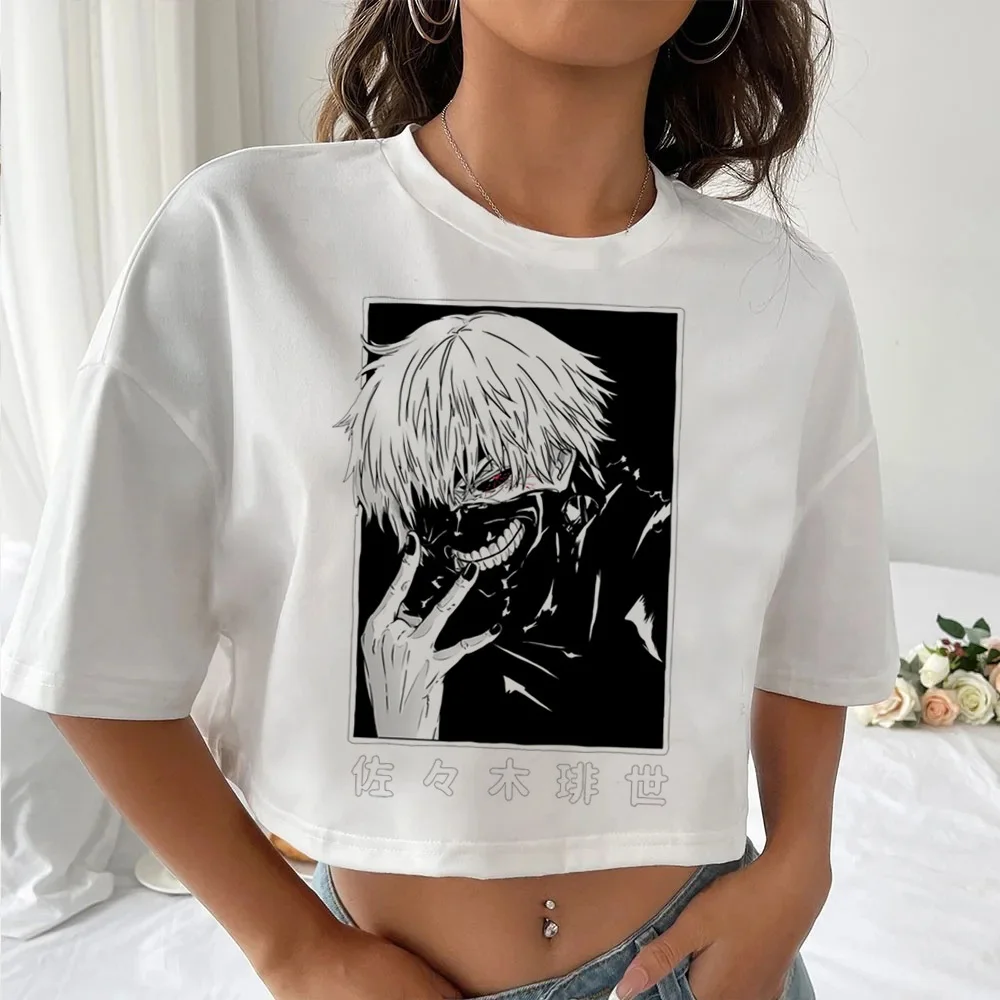 Футболка Tokyo Ghoul Kaneki Ken Suzuya Juuzou для девочек удобная дышащая футболка в стиле каваи