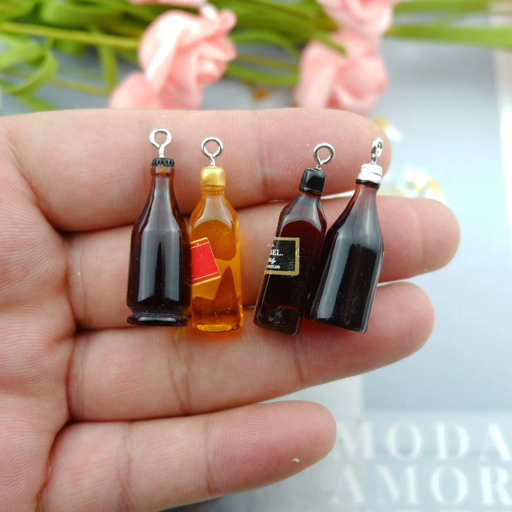 Подвески в виде спиртовых напитков для изготовления ювелирных изделий