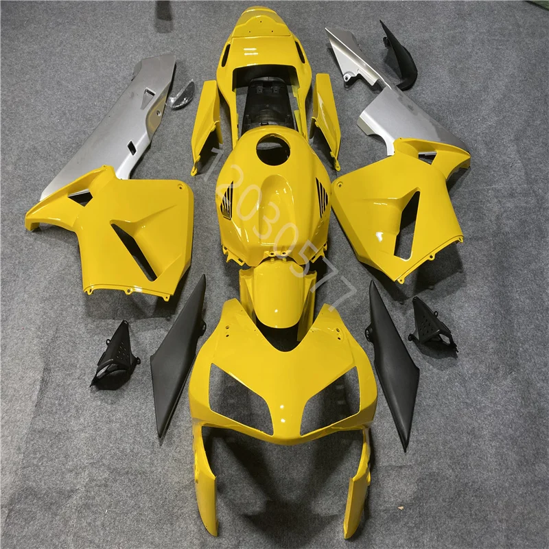 

Fairing kits fit for honda CBR600RR F5 2003 -2004 yellow silver black Abs Injection moldingmotorcycle cover Accessories Set