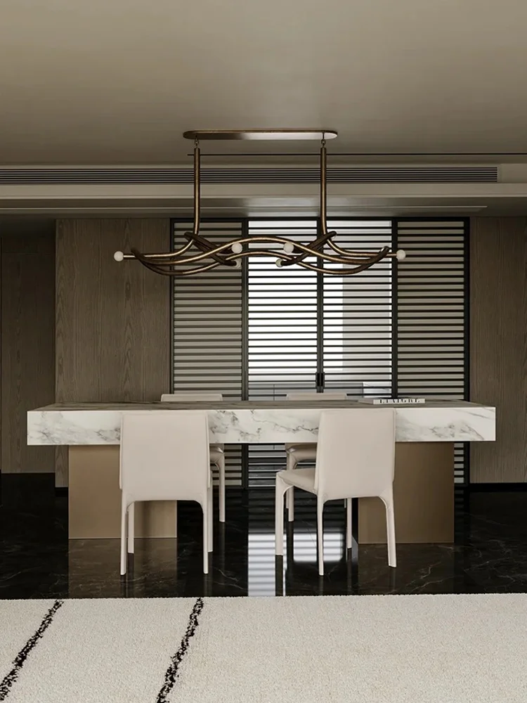 Италия Современные минималистичные винтажные бронзовые подвесные светильники