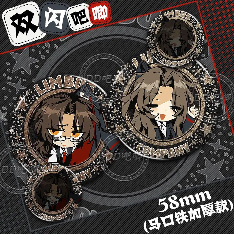 Фото Фигурка куклы игрушки COS Limbus Company Faust Hong Lu Ryoshu Ishmael Don Quixote металлическая табличка детский мультяшный значок подарки №3