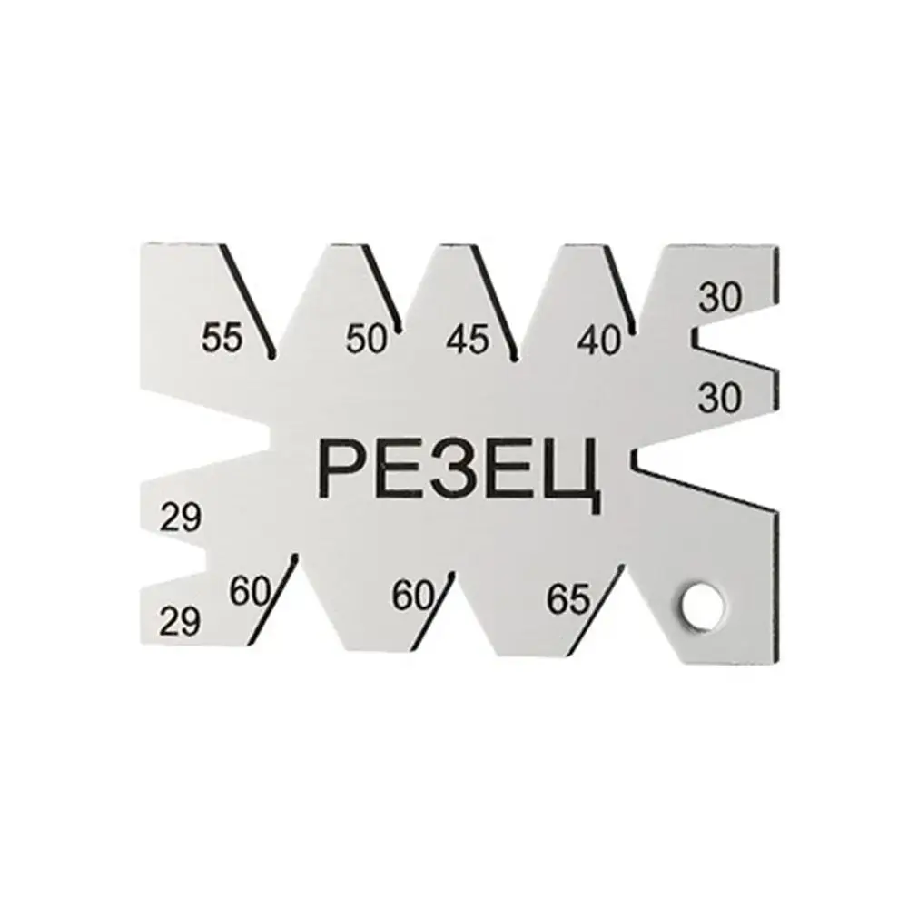 

Измерительный инструмент, резьбовой никелированный угловой измеритель, установочный шаблон, калибр для резки проводов