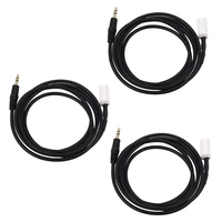 3x car aux adapter audio cable 8 pin plug for suzuki hrv swift jimny vitra