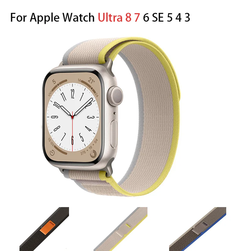 

Trail Loop for Apple Watch Band 49mm 44mm 40mm 45mm 41mm 42mm 38mm 40 44 45 mm bracelet iWatch series 7 6 5 4 3 se Ultra 8 strap
