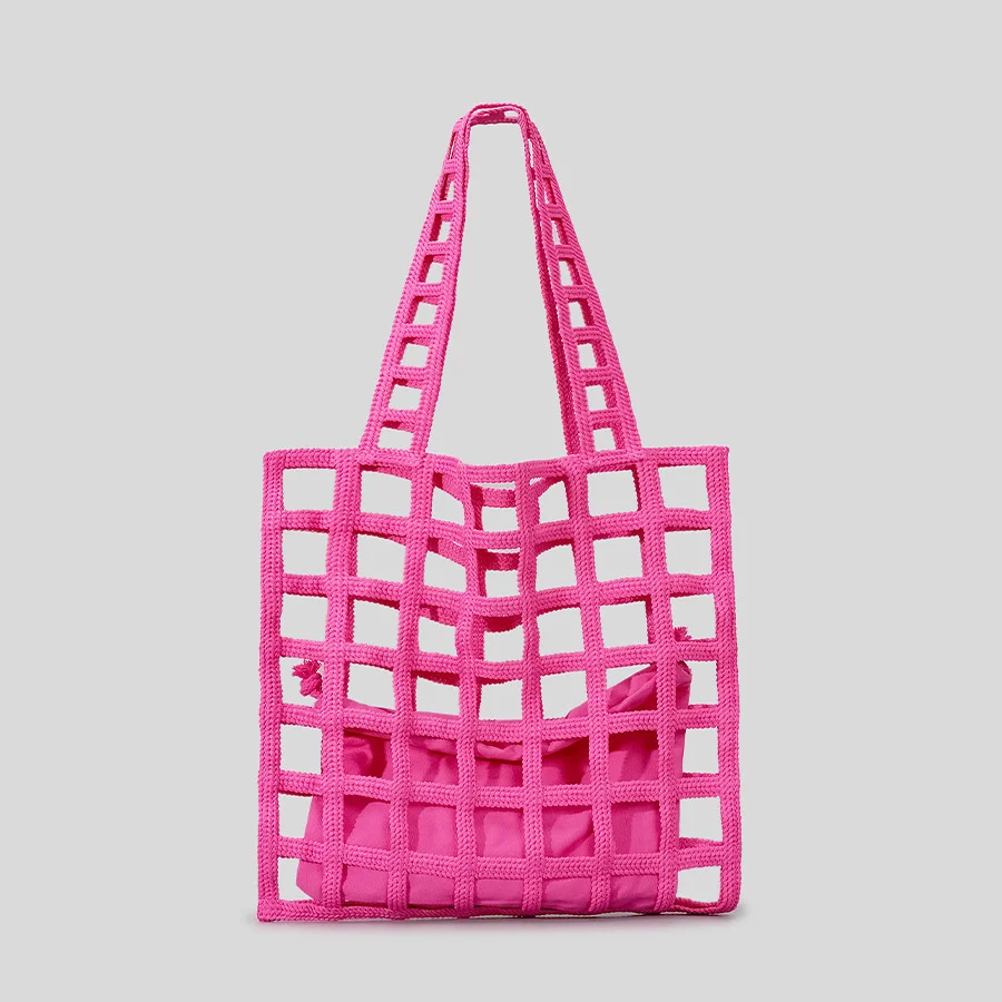

Повседневная вместительная сумка-тоут с вырезами, плетеные женские сумки на плечо, летняя пляжная большая сумочка конфетных цветов с Бали, женские кошельки