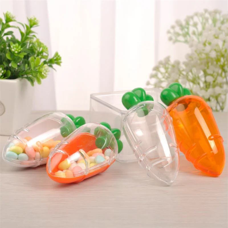 

3pc Carrot Gift Box Creative Food Storage Packaging DIY Birthday Decoration Mystery Box Valentines Day Gift Wedding Decor.85z