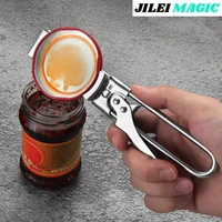 jilei magic stainless steel adjustable can openers creative household hotel bar twist lid convenient open easy to operate