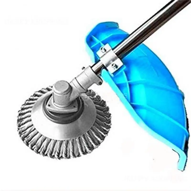 

Garden Weed Lawnmower 6/8 Wheel Steel Wire Mower Tools Weed Brush Inch 110/115/125/150mm Trimmer Head Lawn Steel Brush Wire