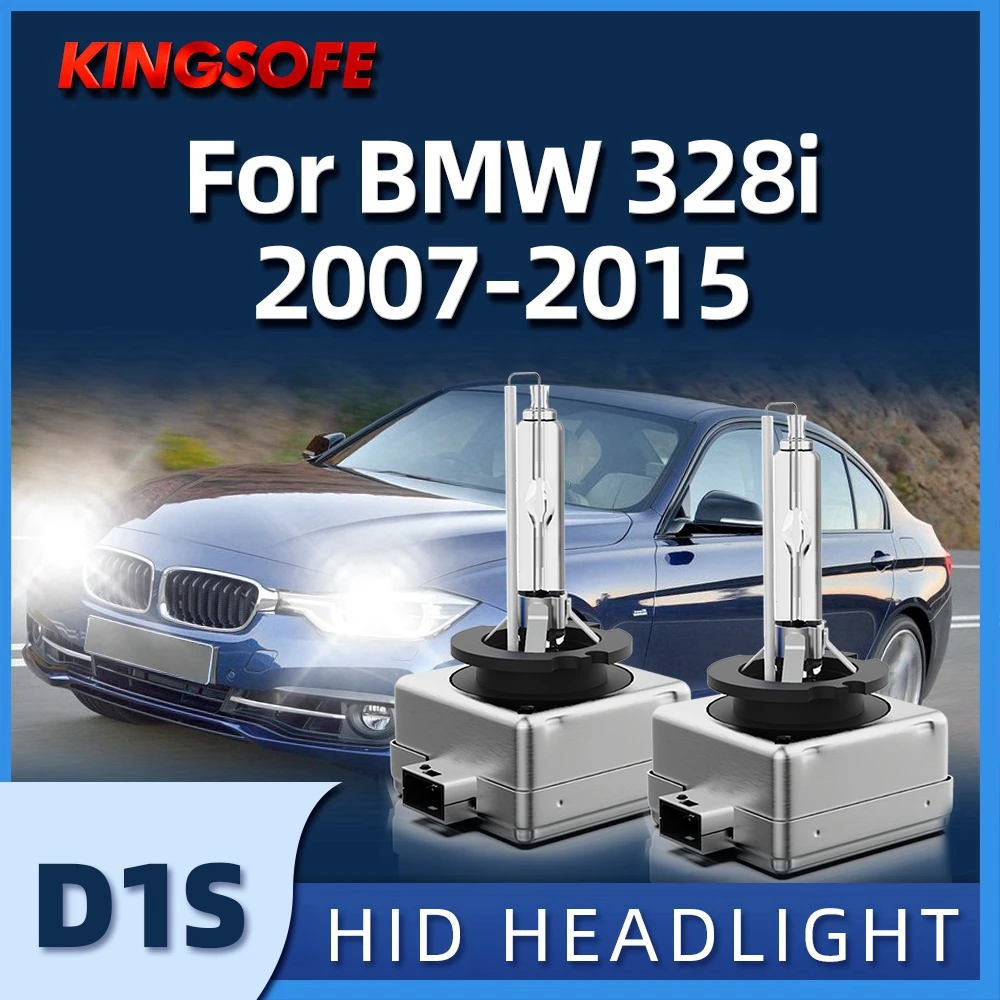 

2Pcs HID Xenon D1S фары 35 вт лампочки высокого и низкого света подходят для BMW 328i 2007 2008 2009 2010 2011 2013 2014 2015