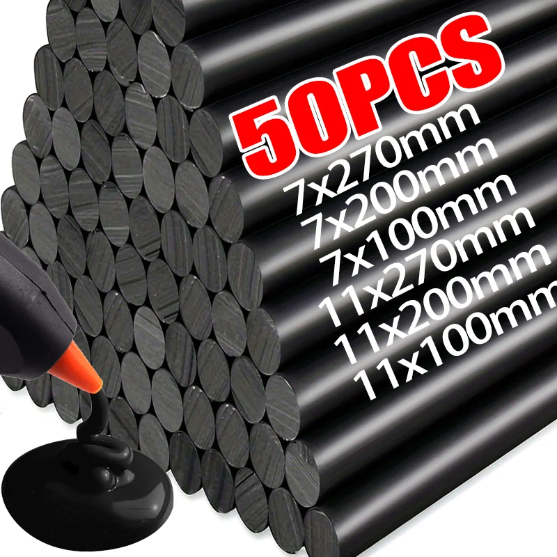 

Черные термоклеевые палочки для электрического клея, пистолет, ремесленный альбом, аксессуары из сплава, автомобильный вмятин, безукрасочное уплотнение, ремонт, фестивальный декор