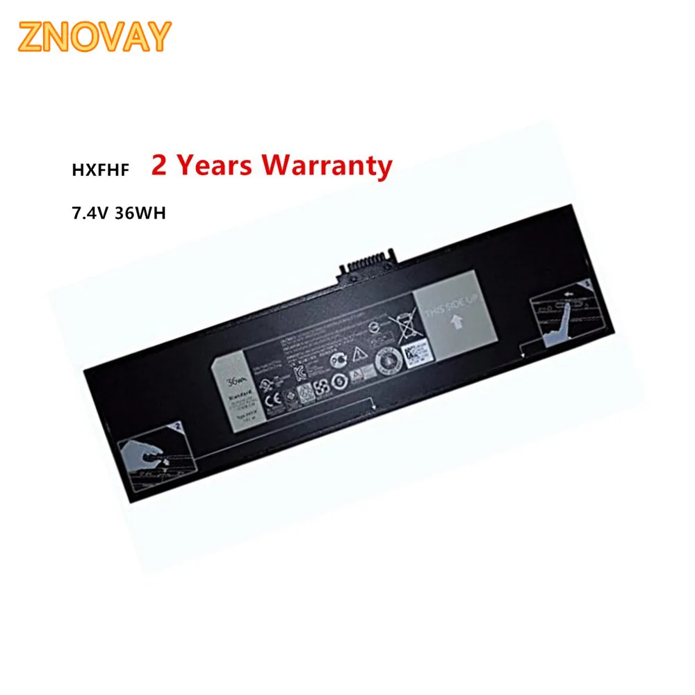 Znovay Hxfhf Vjf0X Vt26R Xny66 Batteria Per Laptop 7.4V 36Wh Per Tablet Dell Venue 11 Pro 7130 7139 7310