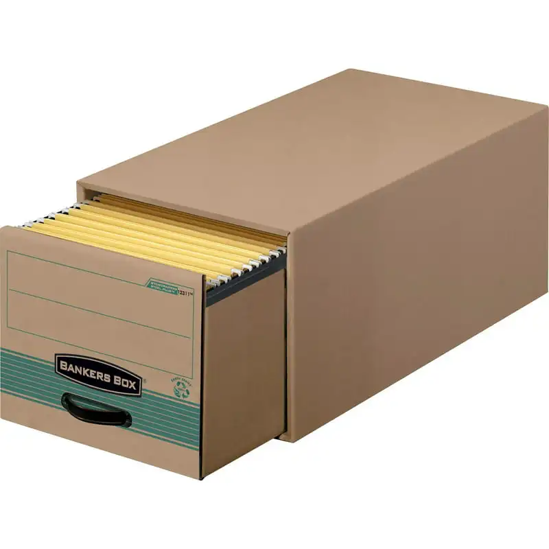 

FEL1231101, Recycled Stor/Drawer Steel Plus File Storage System, Kraft,Green