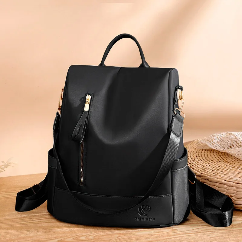 

Женская сумка, Новинка лета 2023, повседневный рюкзак, модный дорожный рюкзак из ткани Оксфорд с защитой от кражи, школьный портфель