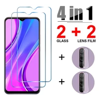 4 in1 tempered glass for honor 50 10 lite 30 20 10i 9x 8x premium camera lens film for honor 30i 20i 9 9a 8a screen protector